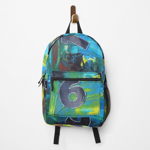 Item preview, Abstract pattern numbers game yellow green black blue turquoise red designed and sold by G-M-Designs.