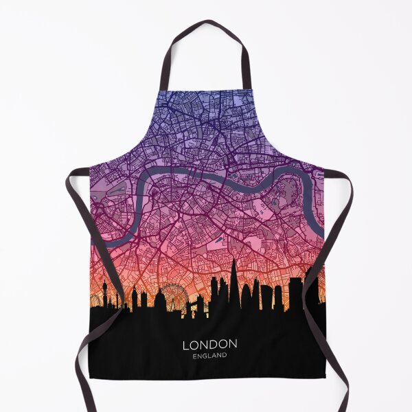 Item preview, London Skyline Map designed and sold by ArtPrints.