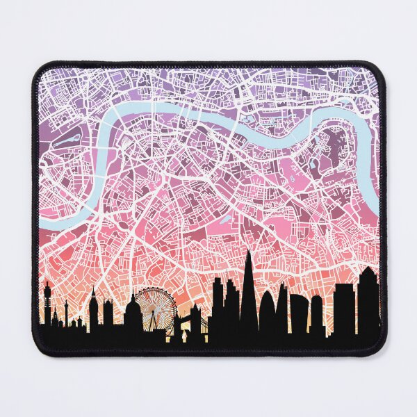 Item preview, London Skyline Map designed and sold by ArtPrints.