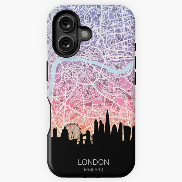 Item preview, London Skyline Map designed and sold by ArtPrints.