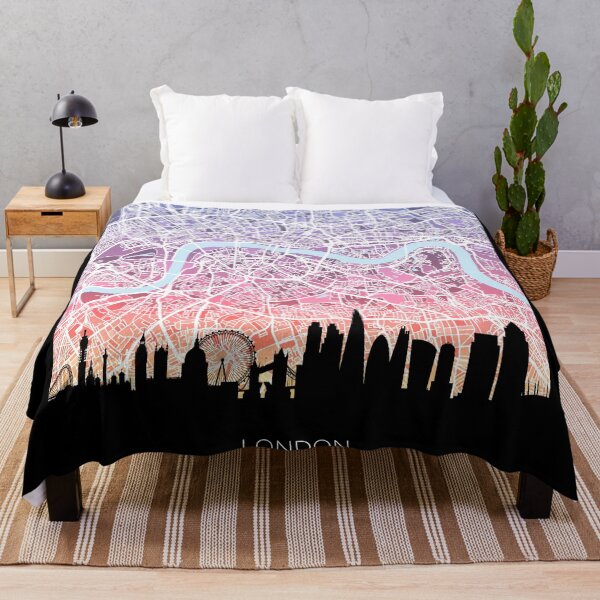 Item preview, London Skyline Map designed and sold by ArtPrints.