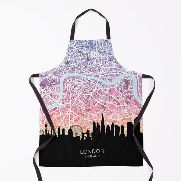 Item preview, London Skyline Map designed and sold by ArtPrints.