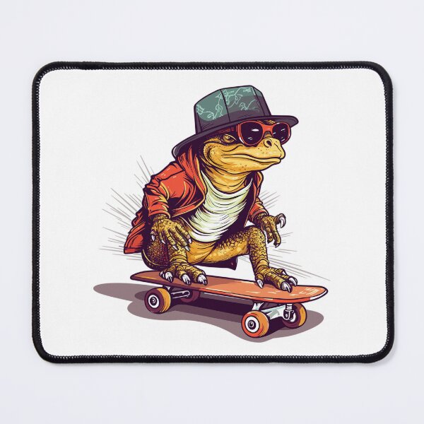 Item preview, Lizard on his skateboard designed and sold by the99thstudio.