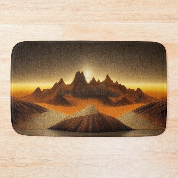 Item preview, Landscape in orange rust  designed and sold by Roxburylane.