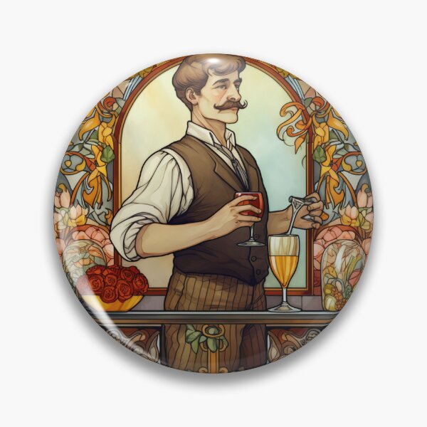 Item preview, Bartender drawing  designed and sold by ComicsFactory.