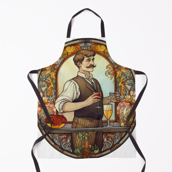 Item preview, Bartender drawing designed and sold by ComicsFactory.