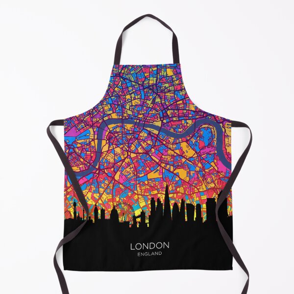 Item preview, London Skyline Map designed and sold by ArtPrints.