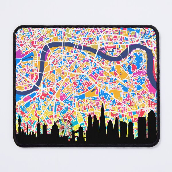 Item preview, London Skyline Map designed and sold by ArtPrints.