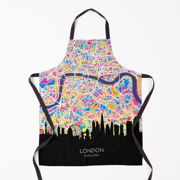 Item preview, London Skyline Map designed and sold by ArtPrints.