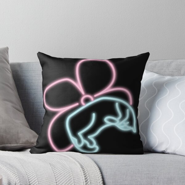 Item preview, Neon Cat with Flower - Forbidden Bellybutton designed and sold by RebeccaRichards.