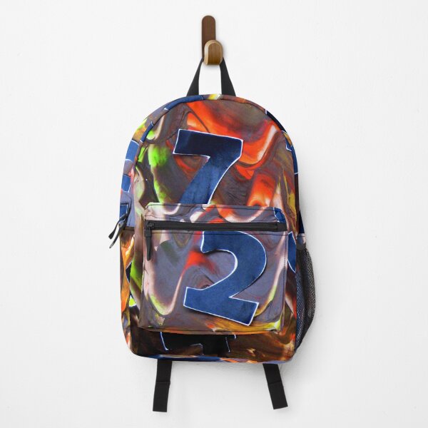 Item preview, Abstract pattern numbers game yellow green black brown orange red designed and sold by G-M-Designs.