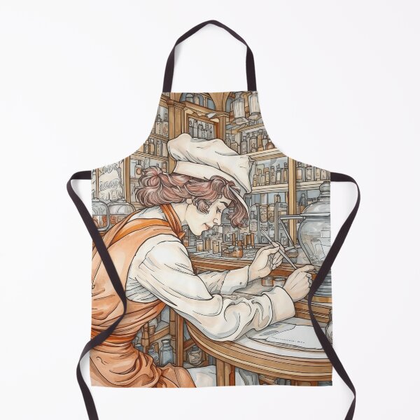 Item preview, Barista drawing designed and sold by ComicsFactory.