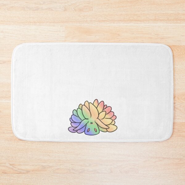 Item preview, Pastel Rainbow Gradient Leaf Sheep Sea Slug designed and sold by artpawsii.