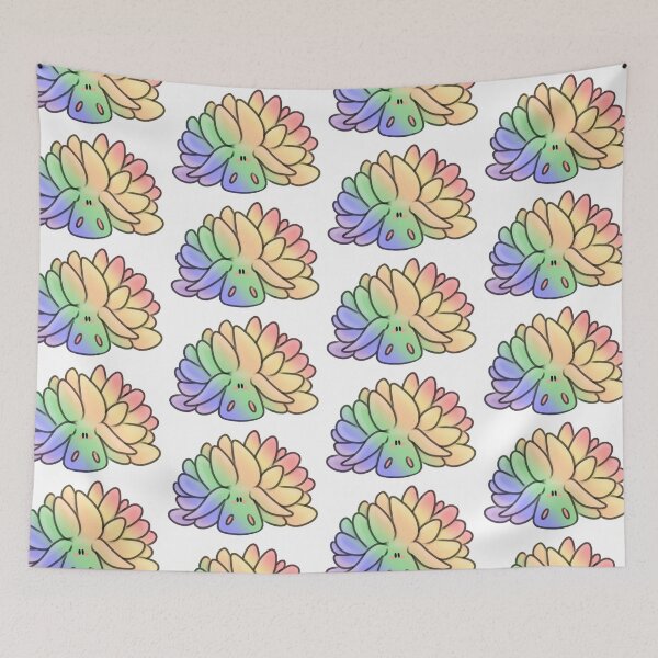 Item preview, Pastel Rainbow Gradient Leaf Sheep Sea Slug designed and sold by artpawsii.