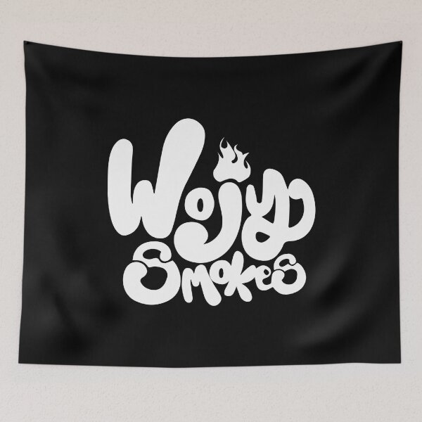 Item preview, wojysmokes "Classic" White Logo designed and sold by wojysmokes.