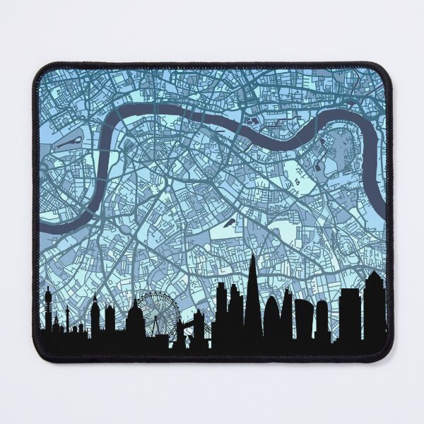 Item preview, London Skyline Map designed and sold by ArtPrints.