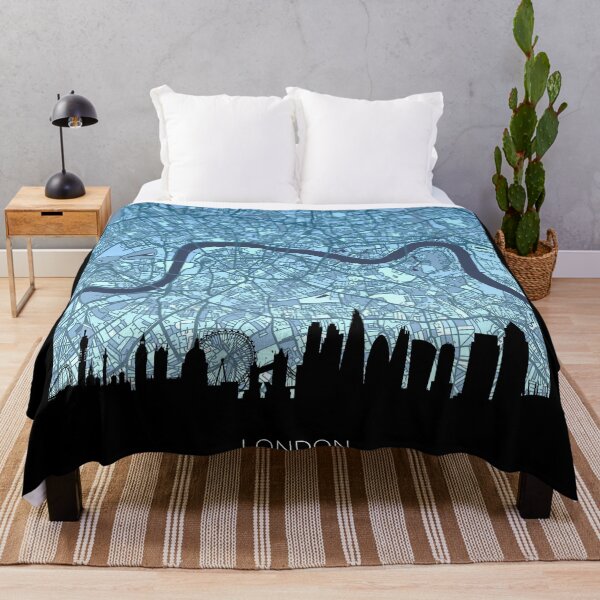 Item preview, London Skyline Map designed and sold by ArtPrints.