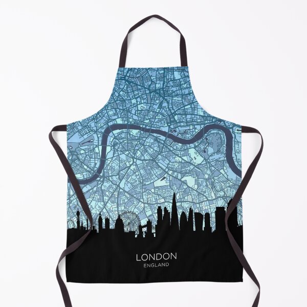Item preview, London Skyline Map designed and sold by ArtPrints.