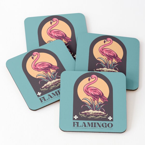 Item preview, summer flamingo retro illustration designed and sold by Filippom6.