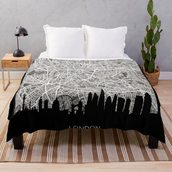 Item preview, London Skyline Map designed and sold by ArtPrints.