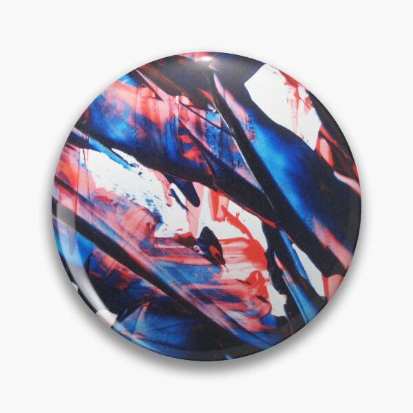 Item preview, Abstract pattern broken glass pane of a church red blue pink white designed and sold by G-M-Designs.