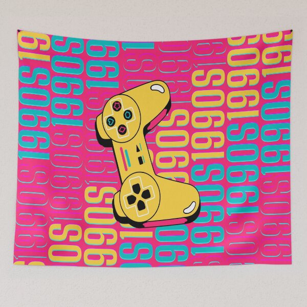 Item preview, 1990s retro design 3 - OG Pink Background designed and sold by PunjabanJatti.