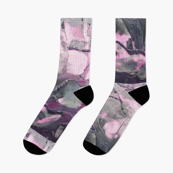 Item preview, Abstract pattern cave landscape black red magenta gray pink designed and sold by G-M-Designs.