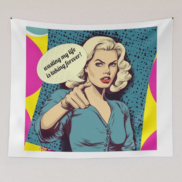 Item preview, wasting my life is talking forever designed and sold by BogatyrovaOlena.