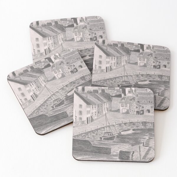 Item preview, Crail Harbour - Pencil Sketch designed and sold by Jan Palmer.