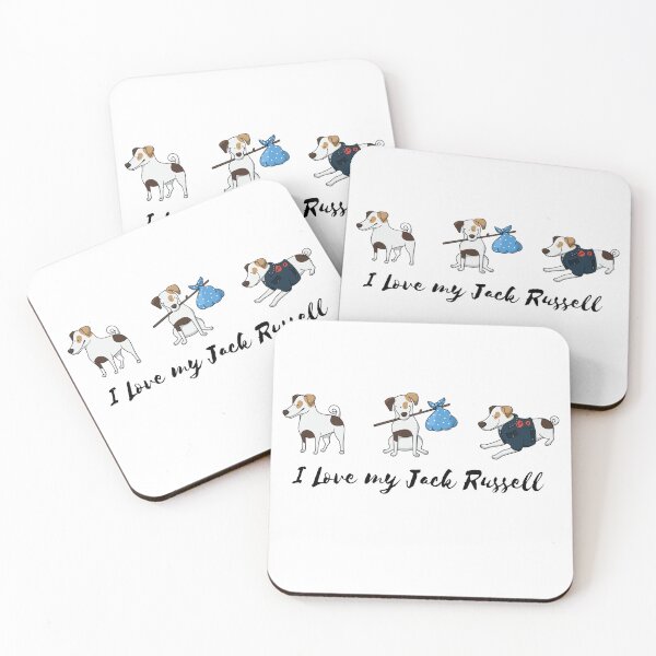 Item preview, I love my Jack Russell cute cartoon designed and sold by MeganOliviaart.