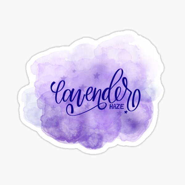 Item preview, Taylor Swift Watercolor Lavender Haze Handmade Lettering designed and sold by daianelopes.