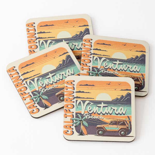 Item preview, Ventura Beach | Ventura California | Vintage Style designed and sold by Tee-Craftify.