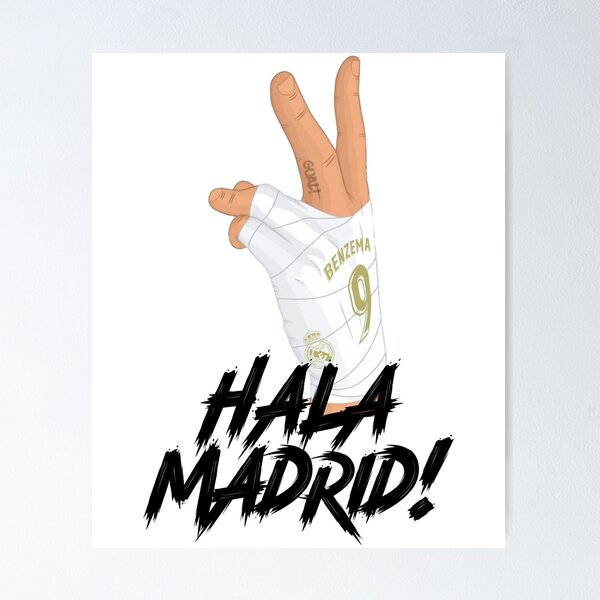 Póster for Sale con la obra «Hala Madrid» de Arts Mania