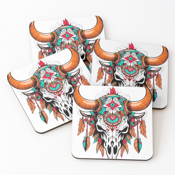 Item preview, lovely orange horns designed and sold by SkullsToGo.