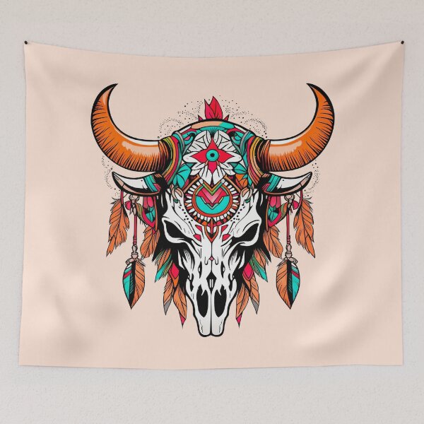 Item preview, lovely orange horns designed and sold by SkullsToGo.