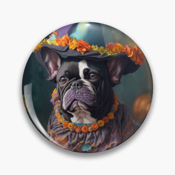Item preview, "Boo-lldog: Frenchie Haunts of Halloween" #FrenchieBoo, #TrickOrTreatFrenchie designed and sold by Thehobbiehouse.