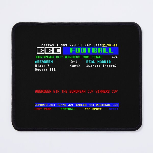 Item preview, Aberdeen Cup Winners Cup Final 1983 CEEFAX designed and sold by JunitaToth.