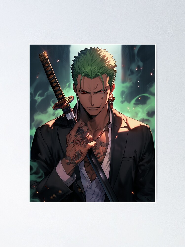 Anime Lover's Choice: Rorona Zoro from One Piece Poster by GigglySaurus