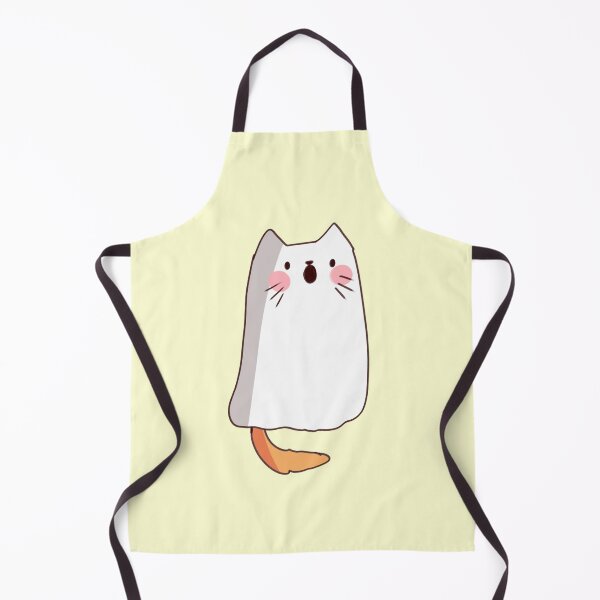 Item preview, ghost cat illustration  designed and sold by Mayarart.