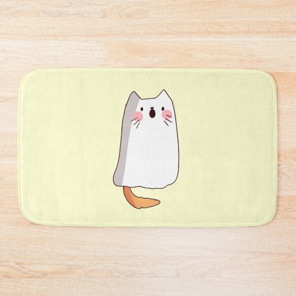 Item preview, ghost cat illustration  designed and sold by Mayarart.