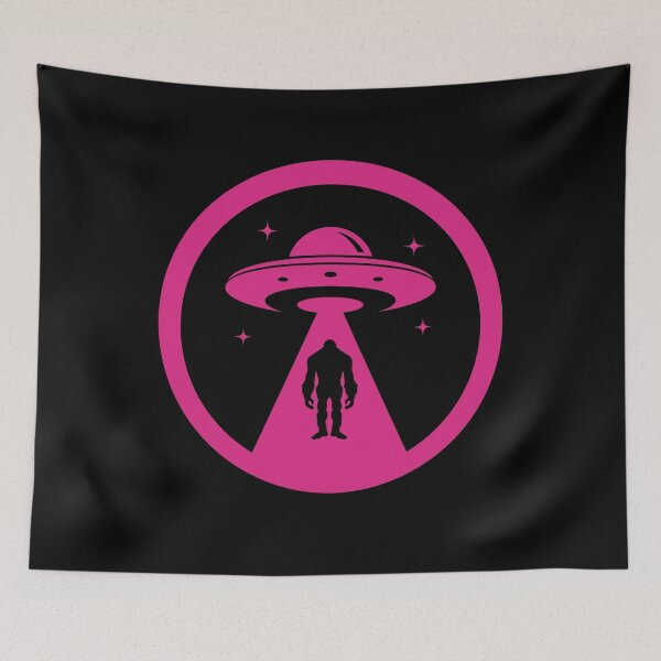 Item preview, Alien And bigfoot | Alien abduction | bigfoot silhouette | Bigfoot ufo designed and sold by Drzamag.