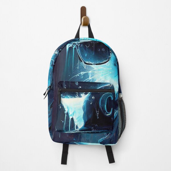 Item preview, Ghost cat in cap sunglasses and jacket on blue rain designed and sold by TomFrontierArt.