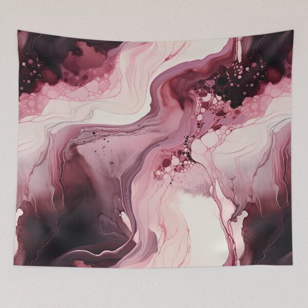 Item preview, Contemporary Pink, Gray and Black Abstract 9 designed and sold by obstinator.