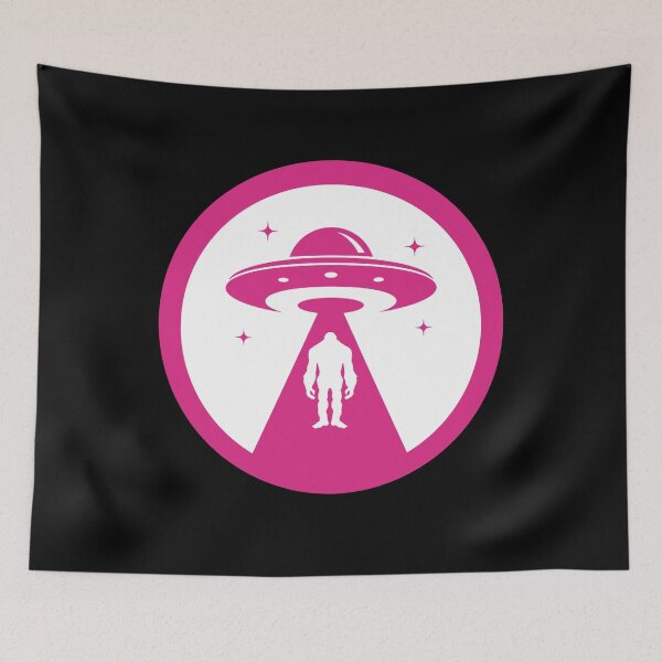 Item preview, Alien And bigfoot | Alien abduction | bigfoot silhouette | Bigfoot ufo designed and sold by Drzamag.