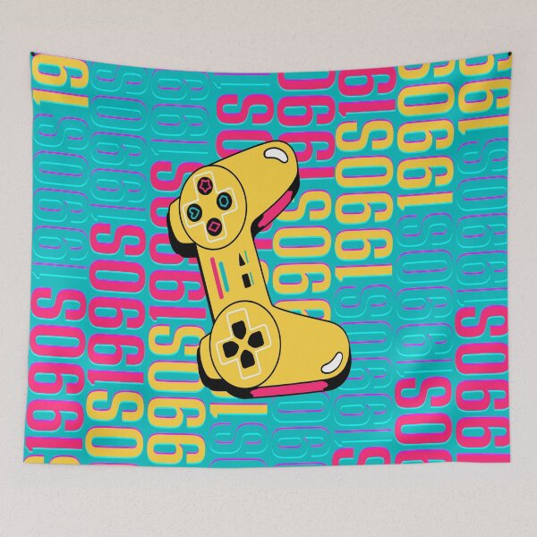 Item preview, 1990s retro design 3 - OG Blue Background designed and sold by PunjabanJatti.