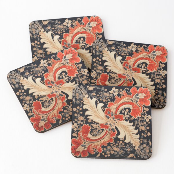 Item preview, paisley,pattern,print,red designed and sold by Desiyuchi.
