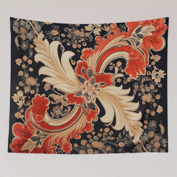 Item preview, paisley,pattern,print,red designed and sold by Desiyuchi.