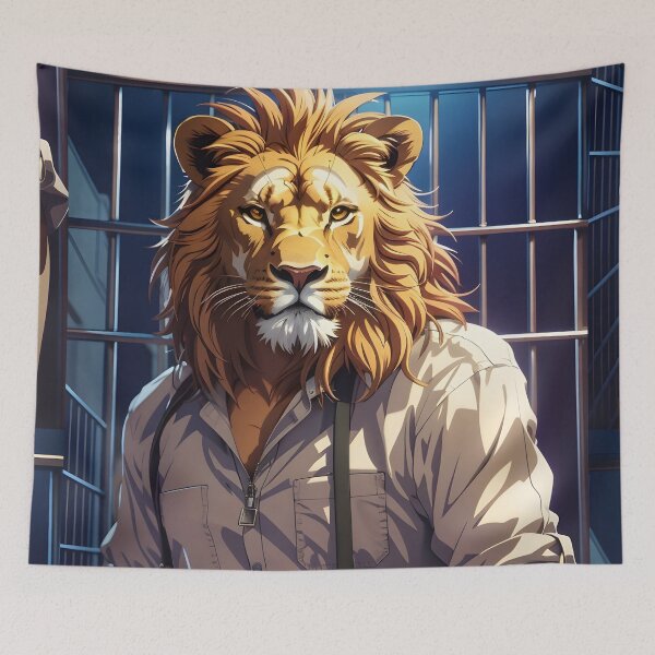 Item preview, Lion In Jail  designed and sold by imabbasanwar.