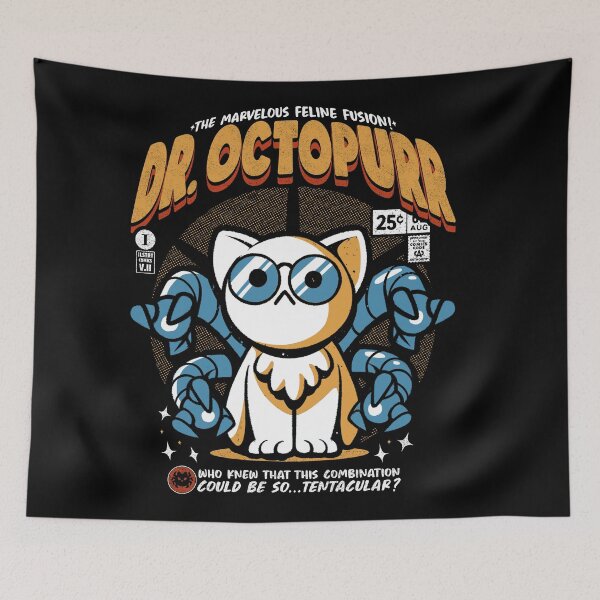 Item preview, Dr. Octopurr designed and sold by Ilustrata®.