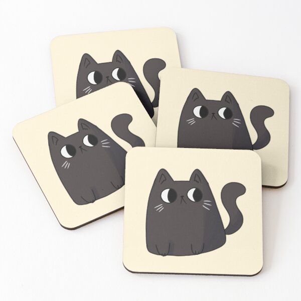 Item preview, chunky black cat  designed and sold by Mayarart.